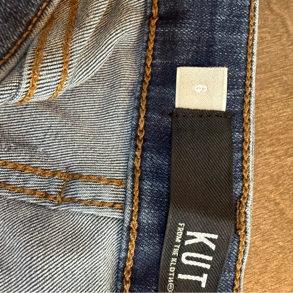 Kut from the Kloth | Mia Fab AB Toothpick Skinny Jeans with Raw Hem | Sz 6 - Picture 8 of 11